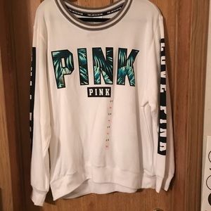Victoria’s Secret Pink Hawaiian themed sweatshirt